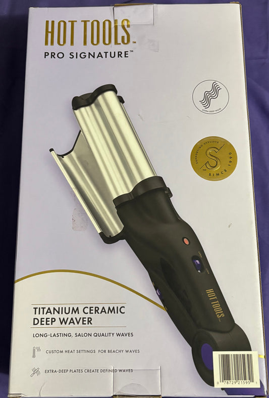 HOT Tools pro Signature Titanium Ceramic deep Waver